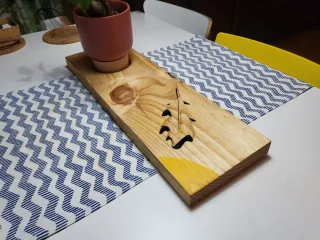 Tabla decorativa madera de pino