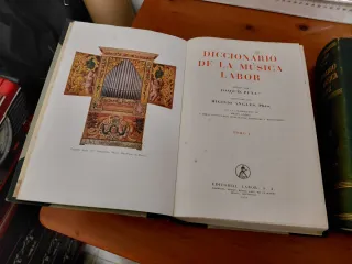 Diccionario de la música Labor.Dos tomos.