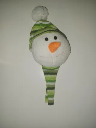 Lote Decoración Navideña: Búho, Muñeco Nieve y Fig