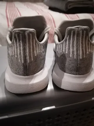 Zapatillas Adidas Hombre Talla 44 Gris/Blanco