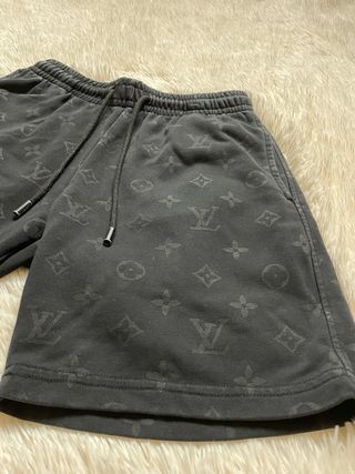 Pantaloncini corti neri Louis Vuitton