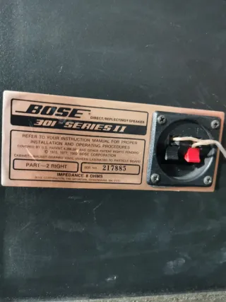 Altavoces Bose 301 Series II