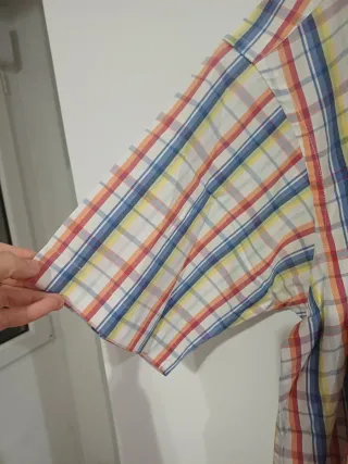 Camisa GANT manga corta cuadros hombre