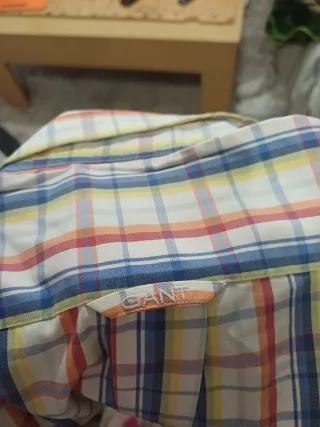 Camisa GANT manga corta cuadros hombre