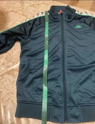 Tuta Kappa M verde e bianca