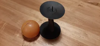 Portacandela Candelabro in Ferro Nero con candela