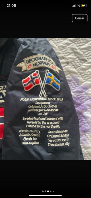 Chaqueta Geographical Norway Azul