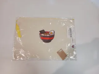 Bolsa con cremallera y diseño de ramen