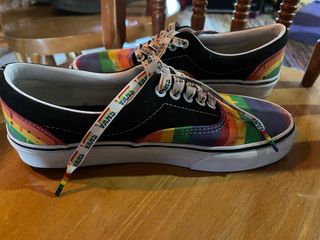 Vans Zapatillas Diseño Arcoíris Pintura