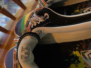 Vans Zapatillas Diseño Arcoíris Pintura