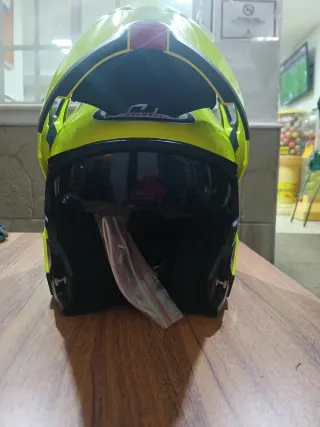 Casco Moto HJC C91 Amarillo
