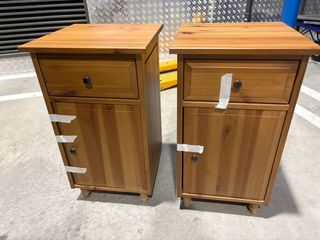 Comodini Ikea in legno modello Hemnes