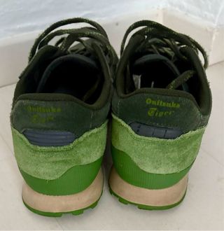 Tenis Asics Verdes 28 cm.