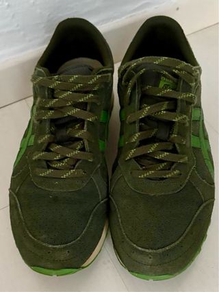 Tenis Asics Verdes 28 cm.
