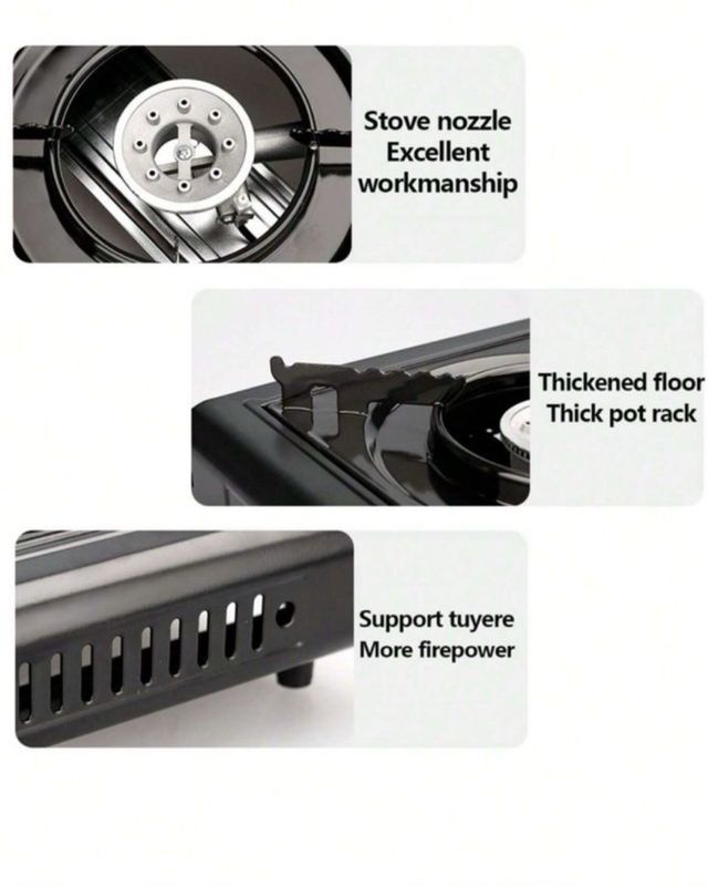 Hornillo portátil gas 34cm   no negociable