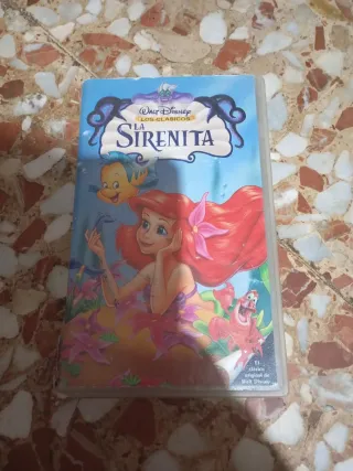 La Sirenita VHS Clásicos Disney