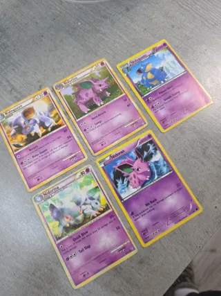 Cartas Pokémon Nidoran, Nidorina, Nidoqueen