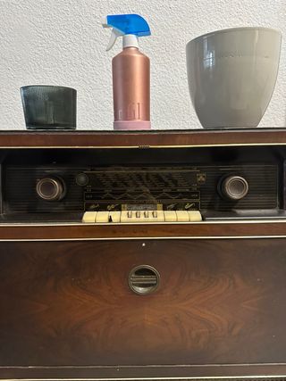 Radio Antigua Vintage Madera