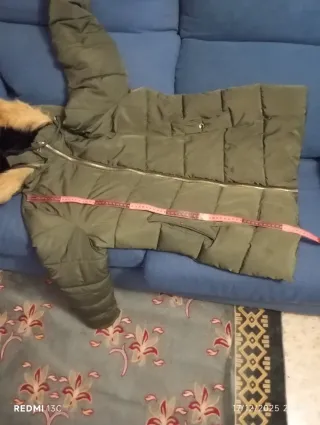 Plumas mujer verde oliva