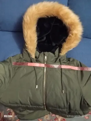 Plumas mujer verde oliva