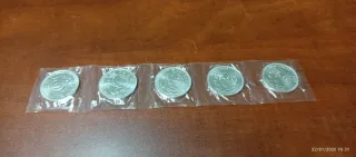 5 Monedas Plata 999.0 - 12 Euros