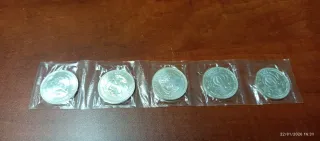5 Monedas Plata 999.0 - 12 Euros