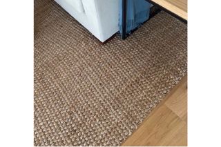 Alfombra de yute beige
