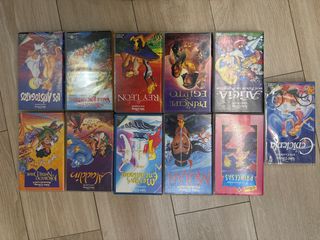 Lote 10 VHS Disney Clásicos Originales