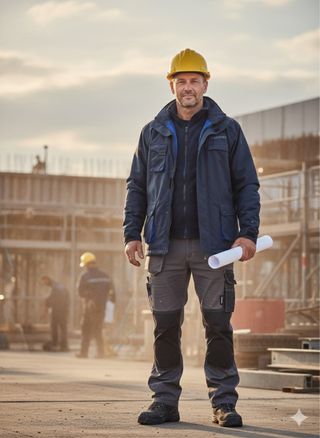 Chaqueta de trabajo Panoply azul