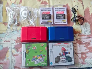 Pack Nintendo DS Fat Azul y Rojo