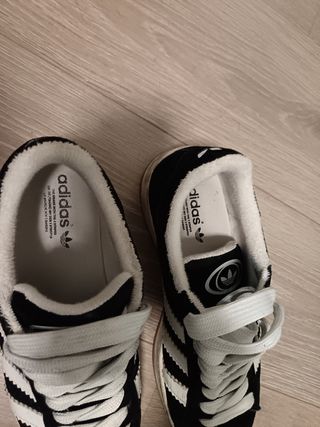 Zapatillas Adidas Campus Negras y Blancas