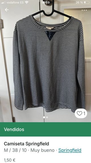 Camiseta Springfield rayas M/38/10