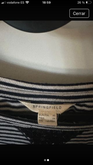 Camiseta Springfield rayas M/38/10