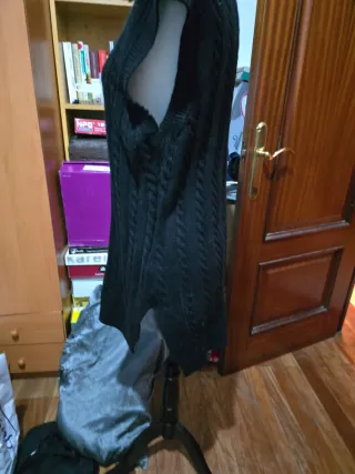 Vestido de punto sin mangas