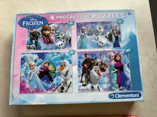 Puzzle Disney Frozen 4 Puzzles Progresivos