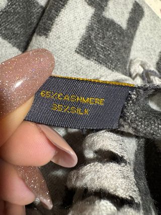 Sciarpa Fendi Grigia