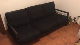 Sofá 4 plazas IKEA Lillberg Negro