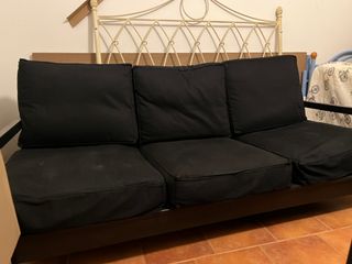 Sofá 4 plazas IKEA Lillberg Negro