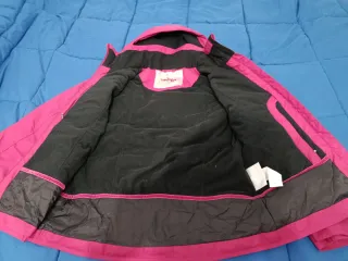 Chaqueta de nieve Wedze rosa mujer