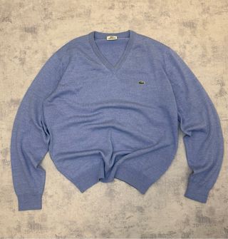 Jersey Lana y Acrílico Azul Lacoste