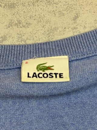 Jersey Lana y Acrílico Azul Lacoste