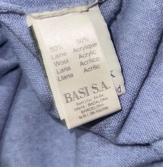 Jersey Lana y Acrílico Azul Lacoste