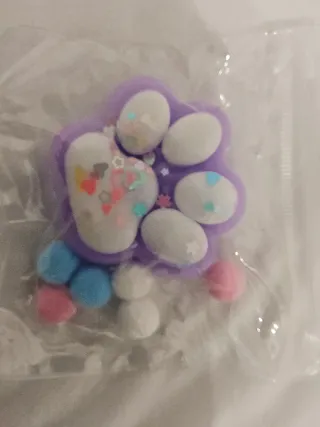 Squishy Pata Morada Juguete Nuevo