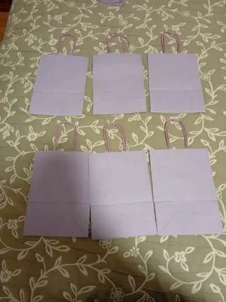 Pack 6 Bolsas de Regalo Moradas
