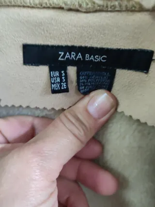 Chaqueta Zara Beige