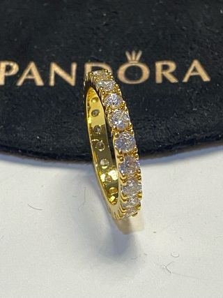 Anillo Pandora Talla 58 Oro Circonitas