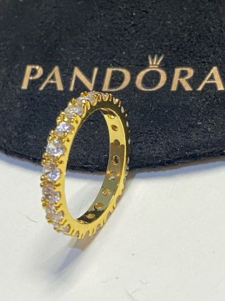 Anillo Pandora Talla 58 Oro Circonitas