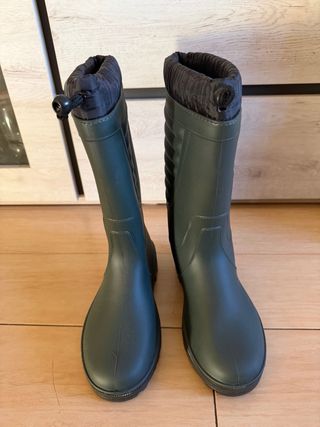 Botas de agua verdes
