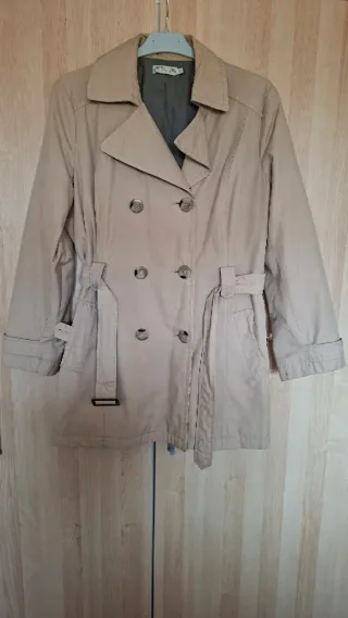 Gabardina Beige Mujer