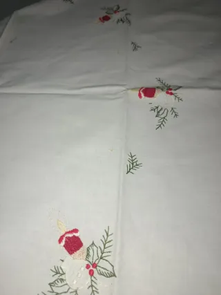 2 Tapetes Navideños con Vela y Flor